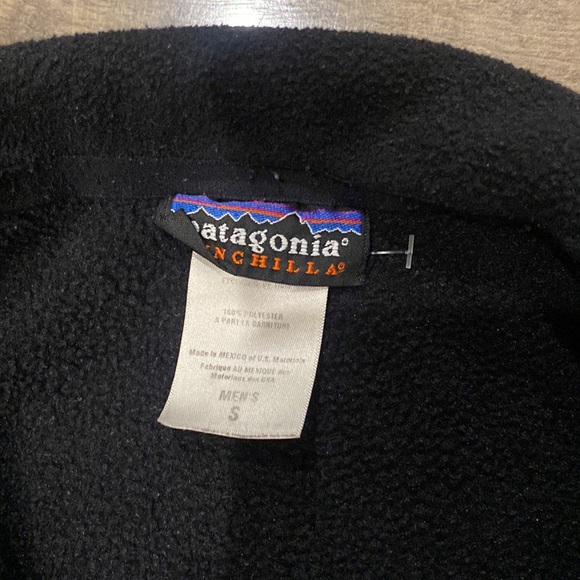 Patagonia Synchilla Vest Vintage Black fleece Men’s Small - Picture 3 of 3